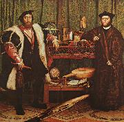 Hans Holbein The Ambassadors oil painting artist